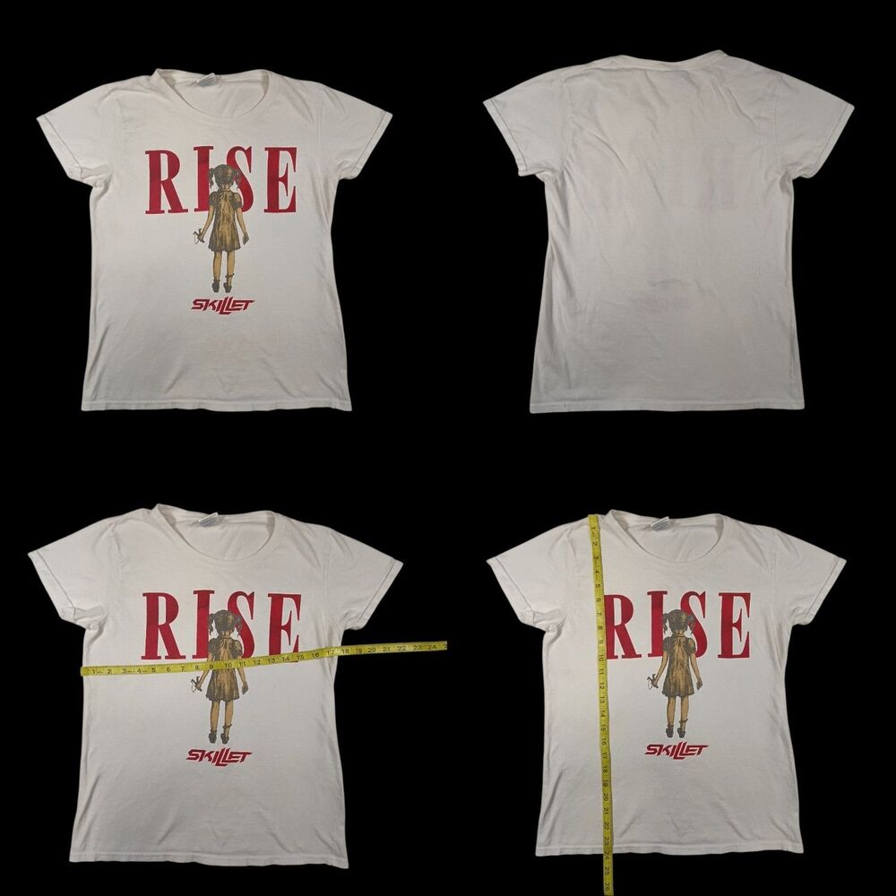 Y2K Original Skillet Band T-shirt Women's Med Rise Album Christian Rock